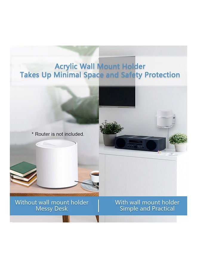 NIBEMINENT Wall Mount For WiFi System White/Black - Image 5