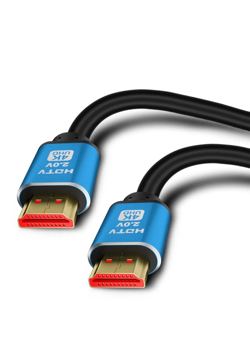 Log Electronics LOG HDMI 4K Cable 5.0M - HDTV Premium 2.0 - 24K Gold Plated Connector, Aluminum-Alloy High Speed Compatible With All HDMI-Enabled Devices - Image 4