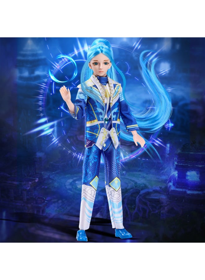 2024 Wu Soul Douluo Mainland Little Dance Princess Tang San Doll Toy Girl Children Doll Suit-Color: Five Years Later-shuluo Tang San-Height: Three-dimensional Real Eye Version + Full Joint Movable  - Image 1