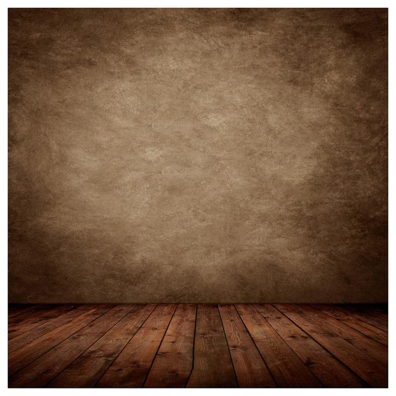 WOLADA Vintage Abstract Brown Portrait Backdrop Brown Backdrops for Photoshoot 5x7FT 10702 - Image 1