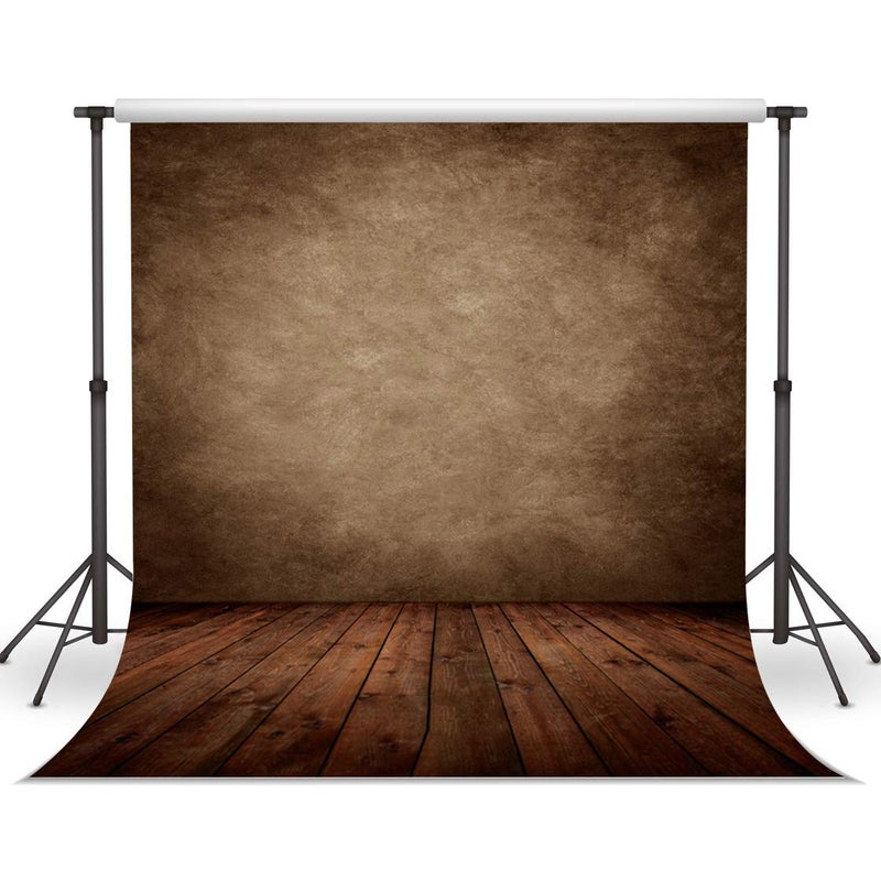 WOLADA Vintage Abstract Brown Portrait Backdrop Brown Backdrops for Photoshoot 5x7FT 10702 - Image 2