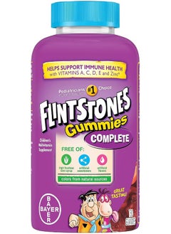 Flintstones Vitamins Flintstones Gummies Kids Vitamins, Gummy Multivitamin For Kids And Toddlers With Vitamins A, B6, B12, C, E, Zinc & More, 180Ct  - Image 1