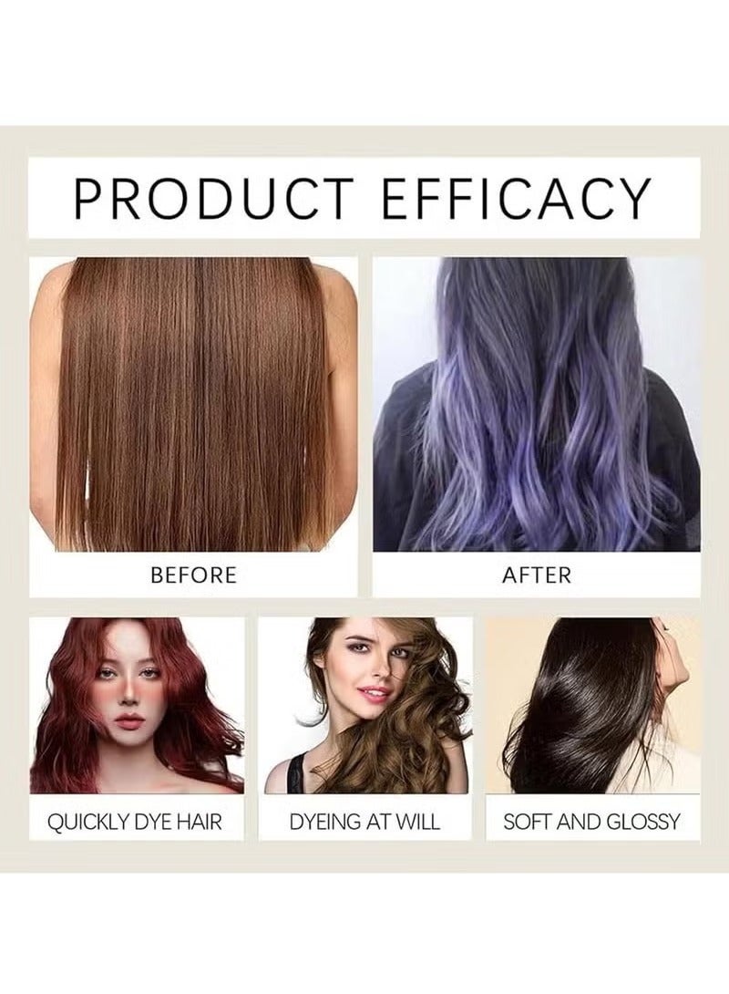 POLAR Hair Care Shampoo, Polar Hair Care Instant Dye Shampoo, Polar Hair Care Dye Shampoo (Purple) - Image 4