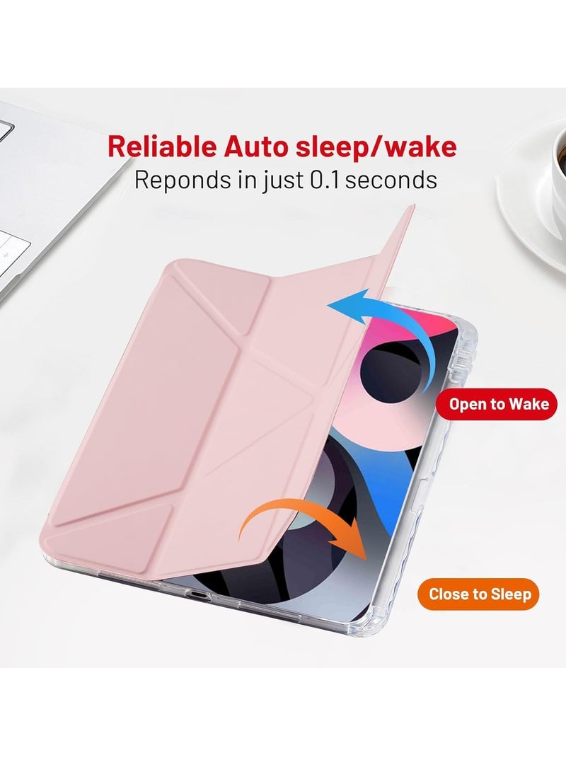 TIGER iPad Pro 11 Case 2024 (5th Generation, M4) – Pencil Holder, Adjustable Stand, Auto Sleep/Wake, Supports Apple Pencil Pro/USB-C Charging, Premium Pink Protection - Image 3