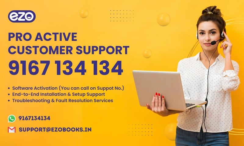 EZO 58mm 2 Inch Printer + 1 Year Free Software Subscription Direct Thermal Billing Machine for Retail Shop with USB & Bluetooth Connectivity and Rechargeable Battery Includes 5 Rolls, QR Review Standy - Image 5