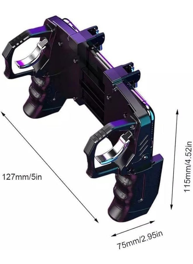 اداة تحكم بالعاب بابجي K21 لمقابض مشغلات الموبايل ، USB، أسود -دراع بابجي-دراع ببجي - Image 3
