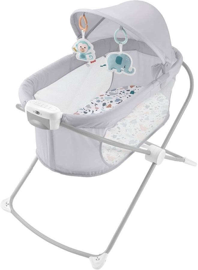 Fisher-Price Soothing View Projection Bassinet – Pacific Pebble - Image 1