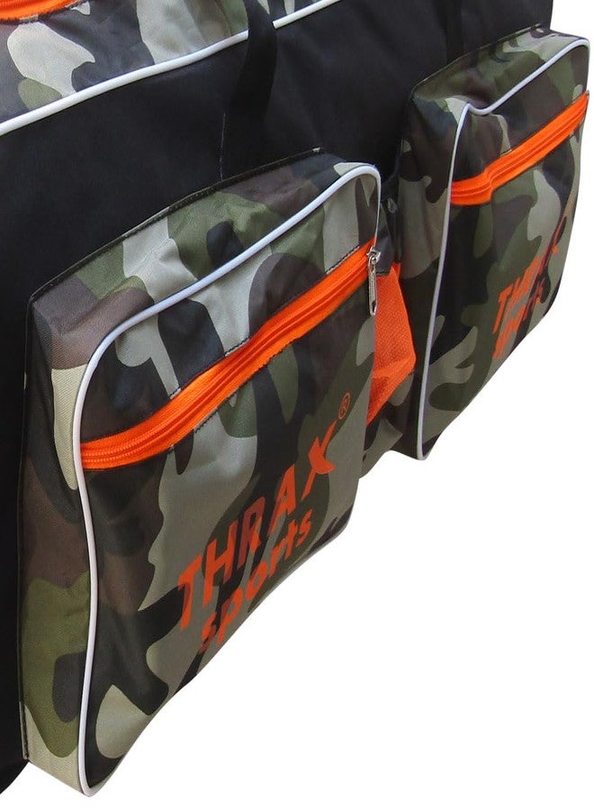 THRAX Super Pack Wheel Cricket Kit Bag Army Color - Image 2
