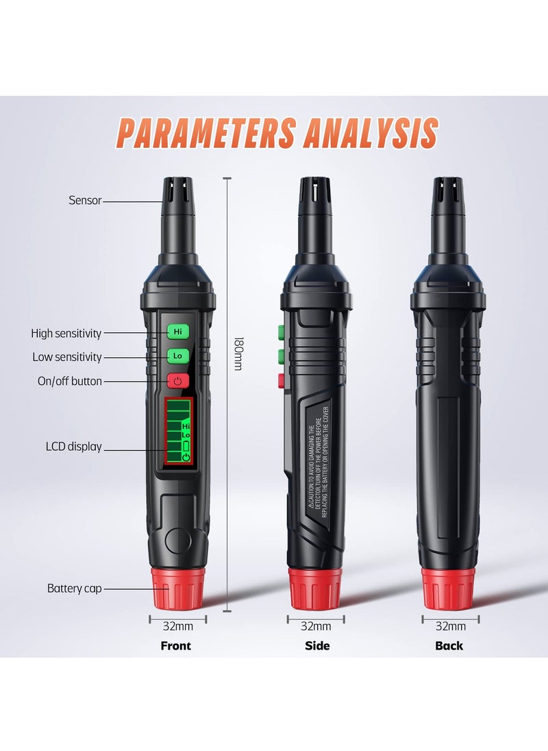 SYOSI - Portable Natural Gas Detector with Lo Hi Mode, Audible and Visual Alarm, 50 1000 PPM Range, Detects Methane, Propane, Ethane, Combustible Gas, Suitable for Home, RV, Industrial Use - Image 1