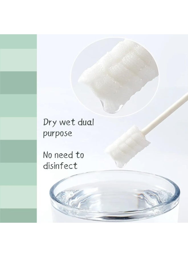 MOMENT [30 PCs] Baby Tongue Cleaner, Clean Healthy Baby Gums Soft Guaze, Infant Toothbrush Gentle & Soft Oral Care for 0-3 Years Old - Image 5