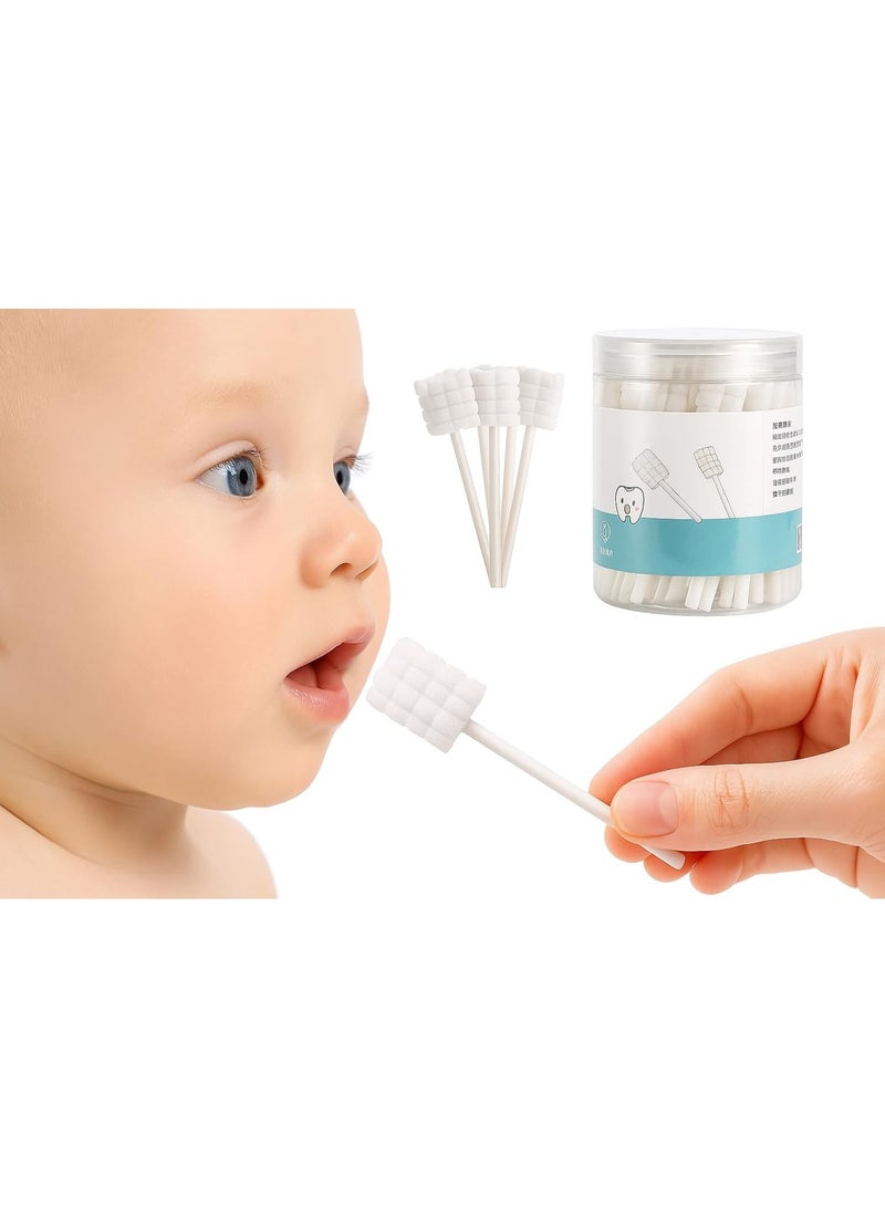 MOMENT [30 PCs] Baby Tongue Cleaner, Clean Healthy Baby Gums Soft Guaze, Infant Toothbrush Gentle & Soft Oral Care for 0-3 Years Old - Image 1