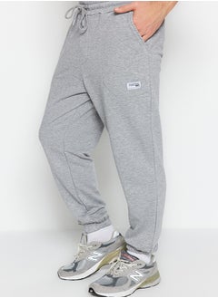 trendyol Gray Melange Regular Fit Sweatpants  - Image 2