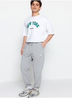 trendyol Gray Melange Regular Fit Sweatpants  - Image 1
