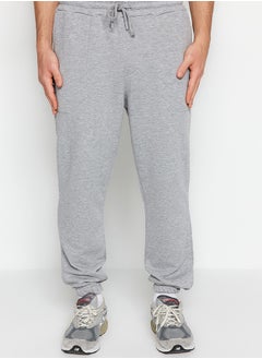 trendyol Gray Melange Regular Fit Sweatpants  - Image 4
