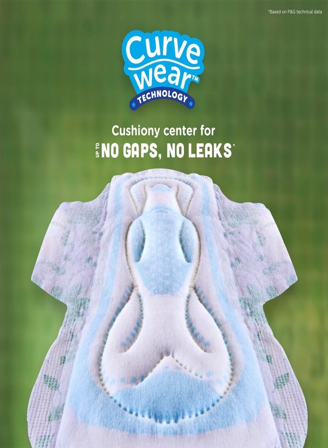 Whisper Ultra Upto No Gap No Leaks* Sanitary Pads, 15 XL Pads, For Heavy Flow Protection, With CURVEWEAR Technology, Cotton Like Softness, Disposable Wrapper, Locks Odour & Wetness (*Based on P&G Technical Data) (Product Does Not Contain Cotton) - Image 4