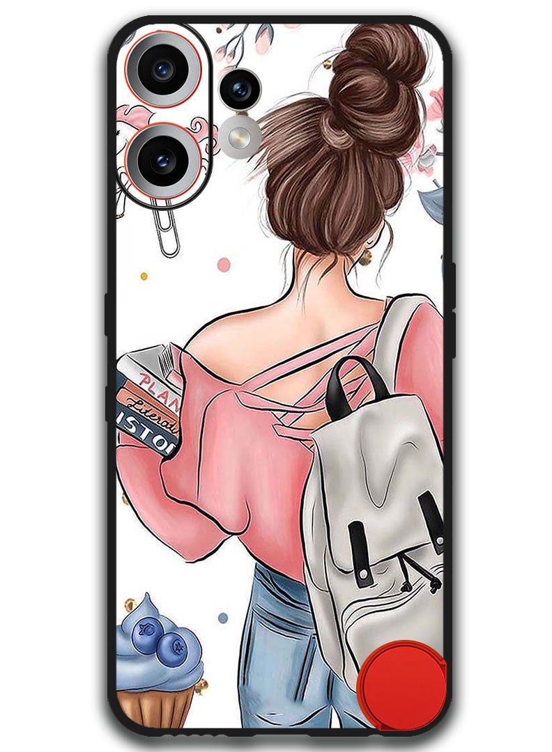 Theodor Case Compatible with Nothing CMF Phone 2 Pro 6.77 Inch Protection Shockproof Bumper Cover School Girl - Image 1