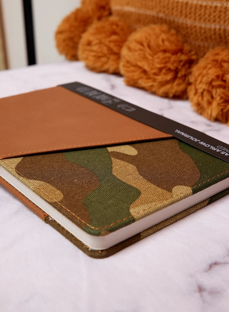 Typo A5 Camouflage Pocket Hardcover Journal