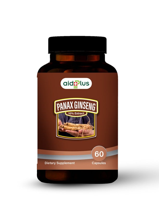 ايدبلس باناكس جينسنغ - ٦٠ كبسولة (٥٠٠ ملغ) | مكمل عشبي للطاقة والحيوية - Image 1