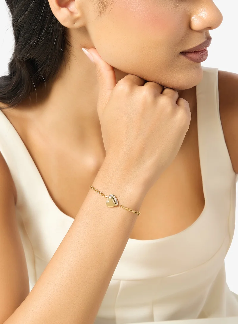 GUESS  Heart Chain Bracelet for Women | Best Price UAE