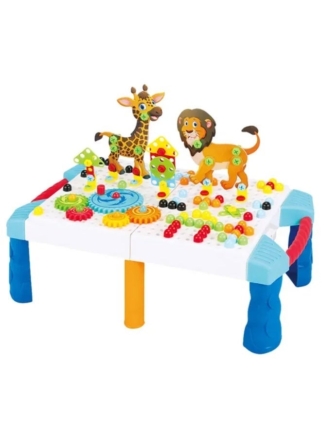 Little Learners Spark Creativity & Fine Motor Skills! With 226 pieces and an electric toy screwdriver, they'll love building and creating. - Image 1