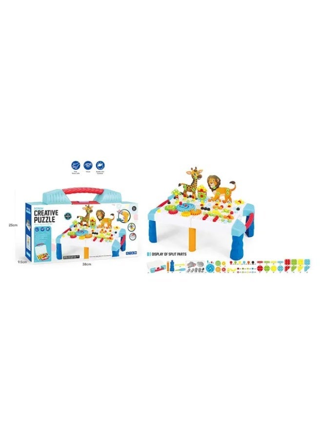 Little Learners Spark Creativity & Fine Motor Skills! With 226 pieces and an electric toy screwdriver, they'll love building and creating. - Image 2