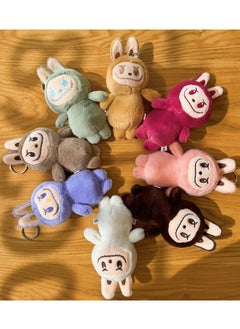 RTYY Labubu Plush Toy Keychain Charm Gift Frown Labubu Keychain  - Image 2