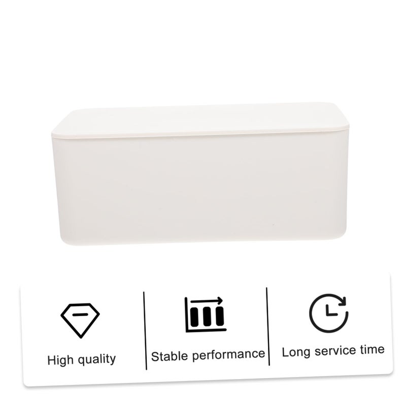 White Baby Wet Wipes Storage Box with Lid Dustproof Sealed Tissue Holder for Easy Access and Organization - Image 3