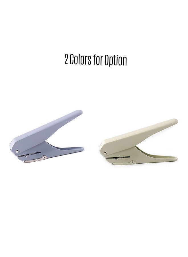 Handheld DIY Mushroom Single Hole Punch Puncher Paper Cutter with Ruler for Office Home School Students