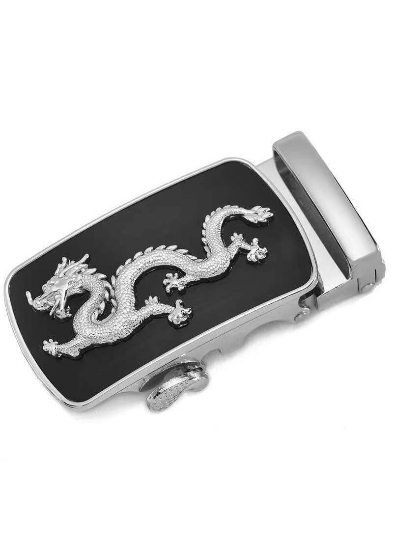 Generic 2023 Trendy Mens Alloy Belt Buckle 3.5CMSifang Silver Dragon Sifang Silver Dragon 