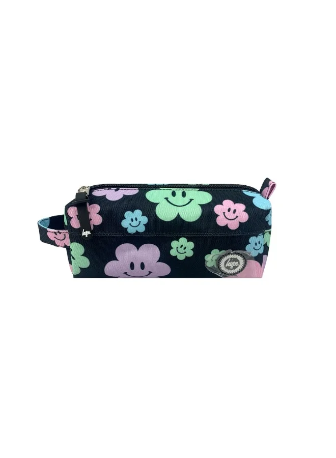 چاست هايب Original Pencil Pouch - Black Happy Flowers
