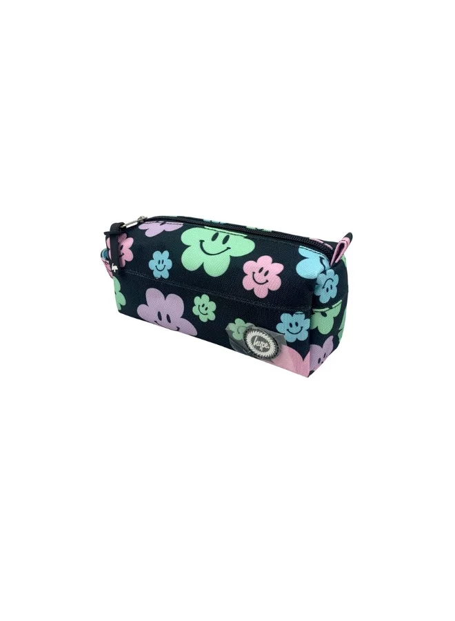 چاست هايب Original Pencil Pouch - Black Happy Flowers