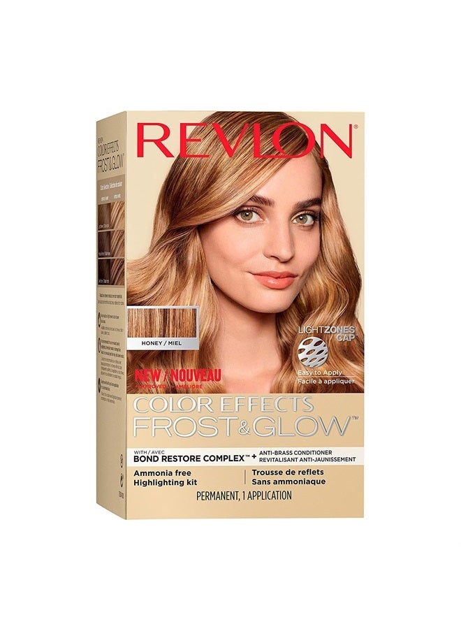 Revlon Permanent Hair Color, Permanent Hair Dye, Color Effects Highlighting Kit, Ammonia Free & Paraben Free, 30 Honey, 8 Oz, (Pack of 1) - Image 1