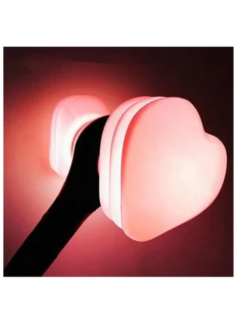 Light Stick Concert Glow Lamp Official Hammer Light Stick Fans Gift Hiphop Stick Luminous Toys (Pink, One Size) - Image 4