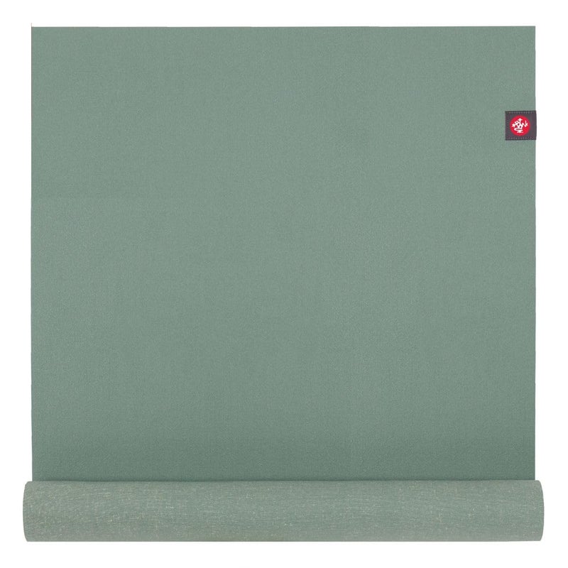 Manduka eKO Superlite Yoga Mat for Travel Lightweight Easy to Roll and Fold Durable Non Slip Grip 15mm Thick Leaf Green 71 x 24