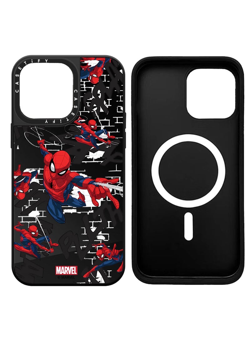 Casetify Magnetic Suction Phone Case for iPhone 15 Spider Man Protective Cover - Image 2