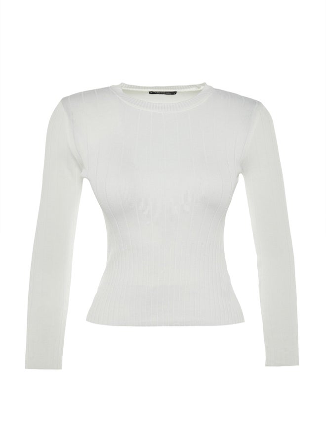 trendyol Basic Crew Neck Knitwear Sweater TWOAW23KZ01249 - Image 5