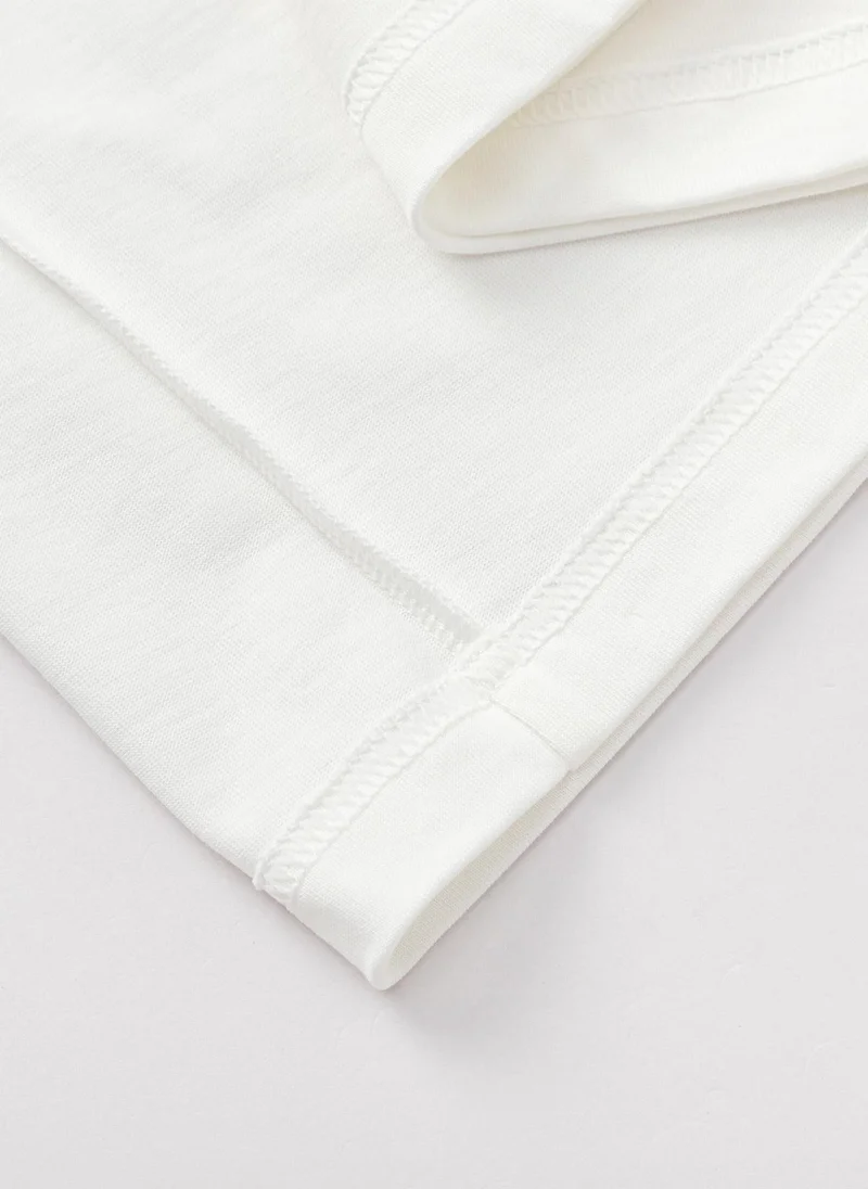 Balabala White Kids Boys Round v-neck long-sleeved T-shirt for Men | Best Price UAE