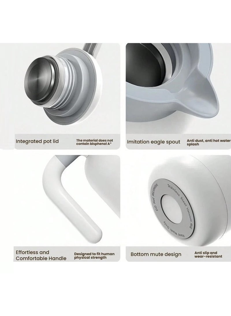 فيليبس ترمس فولاذ 316 سعة 2 لتر,زجاجة سوائل ساخن وبارد 24 ساعة ضد الكسر للبر والسفر والرحلات - Image 4