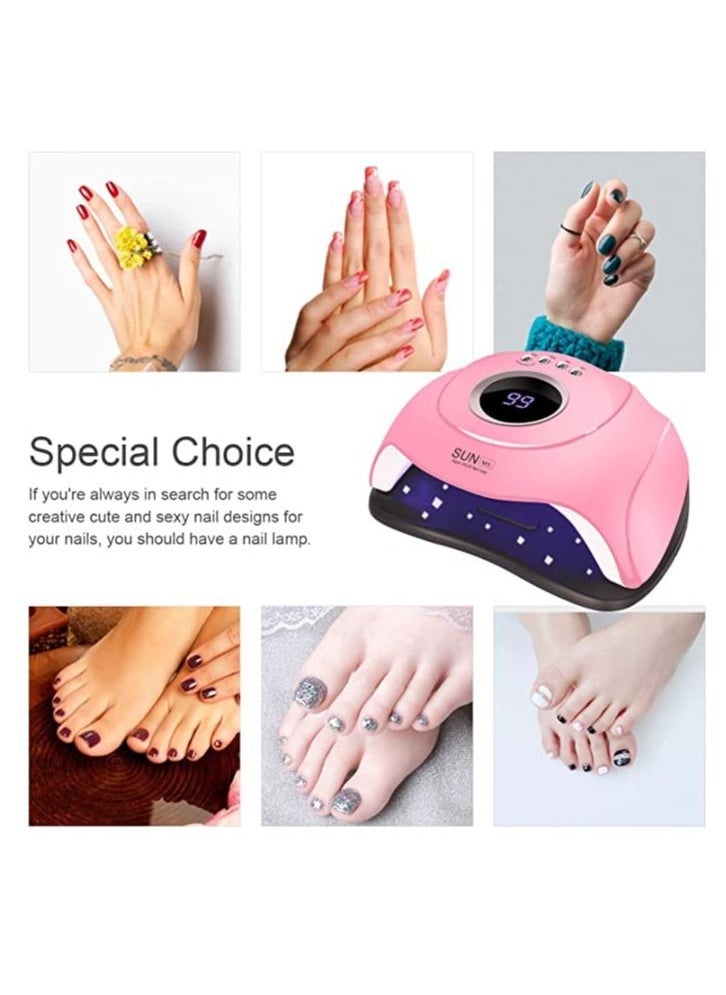 Y&D UV LED Nail Lamp180W Light Dryer for Nails Gel Polish with 45 Lamp Beads 4 Timer Setting LCD Touch Display Screen Auto Sensor Professional  - Image 3