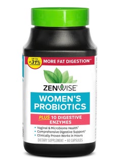 Zenwise Health Daily Digestive Enzymes with Prebiotics and Probiotics 60 Capsules 