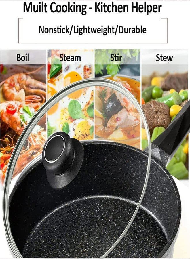 غطاء زجاجي من كوريتاو مقاس 12 بوصة للمقلاة، غطاء للمقلاة، غطاء للمقلاة، غطاء للمقلاة بمقبض، متوافق مع أواني لودج مقاس 11.7-12.3 بوصة - غطاء بديل مقوى مُجمَّع بالكامل، 12 بوصة/30 سم، شفاف - Image 4