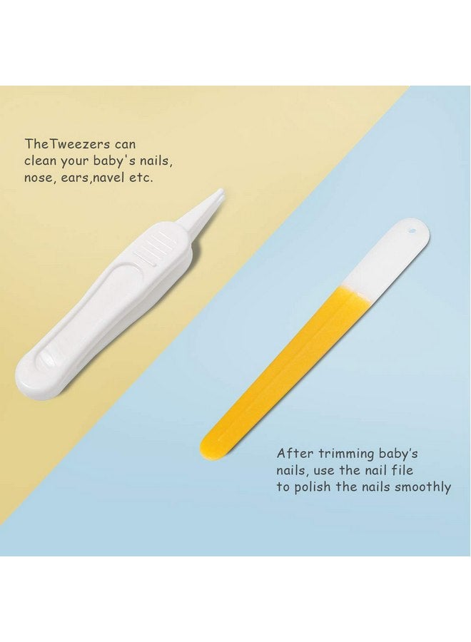 مجموعة العناية بأظافر الأطفال بغطاء شفاف من سونارين، مجموعة العناية بالأطفال 4 في 1، مع مقص أظافر للأطفال ومقص ومبرد أظافر وملقط، مجموعة العناية بأظافر الأطفال حديثي الولادة أو الرضع أو الأطفال الصغار (رمادي) - Image 5