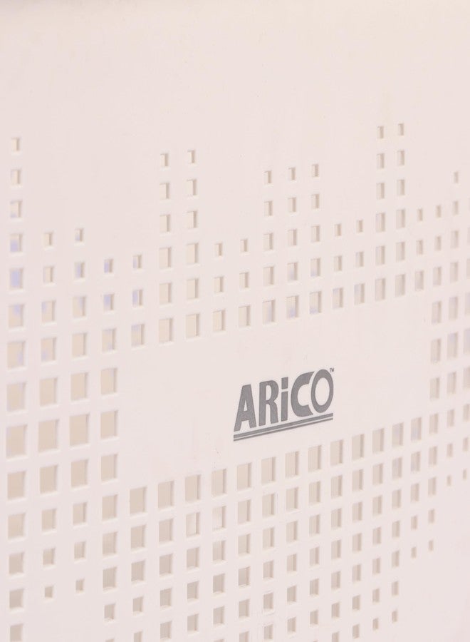 ARICO Premium Plastic Laundry Basket with Comfort Grip Handles - Large Ventilated Clothes Storage Organizer for Bathroom, Bedroom & Home (Off-White, Oval Shape) - Image 3