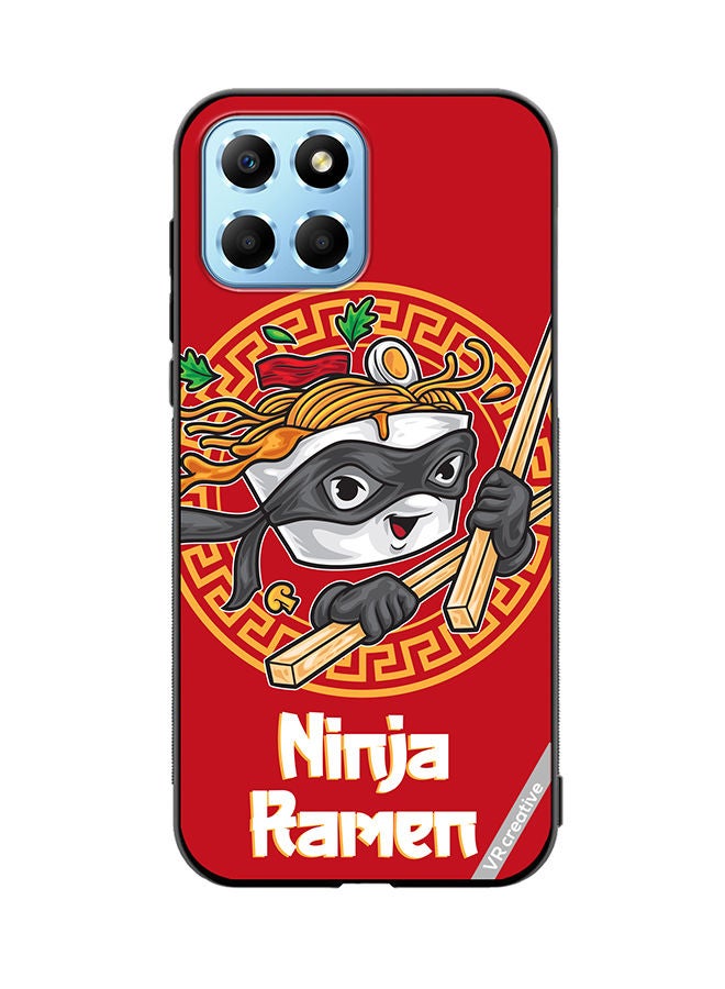 VR CREATIVE Protective Case Cover For Honor X8 5G Ninja Ramen Design Multicolour - Image 1