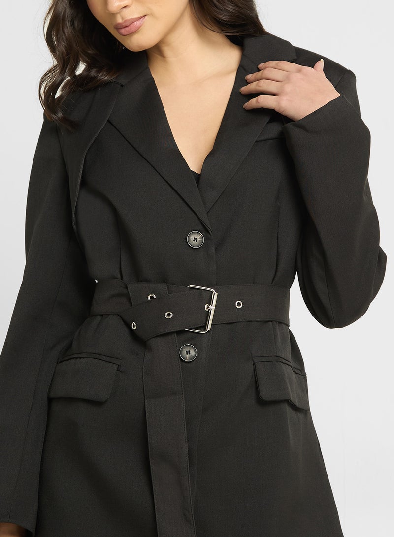 ELLA Blazer With Belt Detail  - Image 3