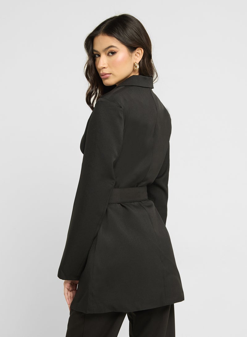 ELLA Blazer With Belt Detail  - Image 2