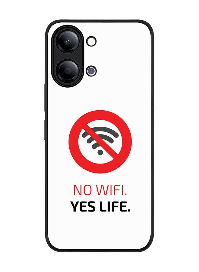Stylizedd For vivo Y05 4G / Y6t 5G Case,Slim fit Camera Protection, Shockproof Thin Phone cover  - No Wifi, Yes Life - Image 1