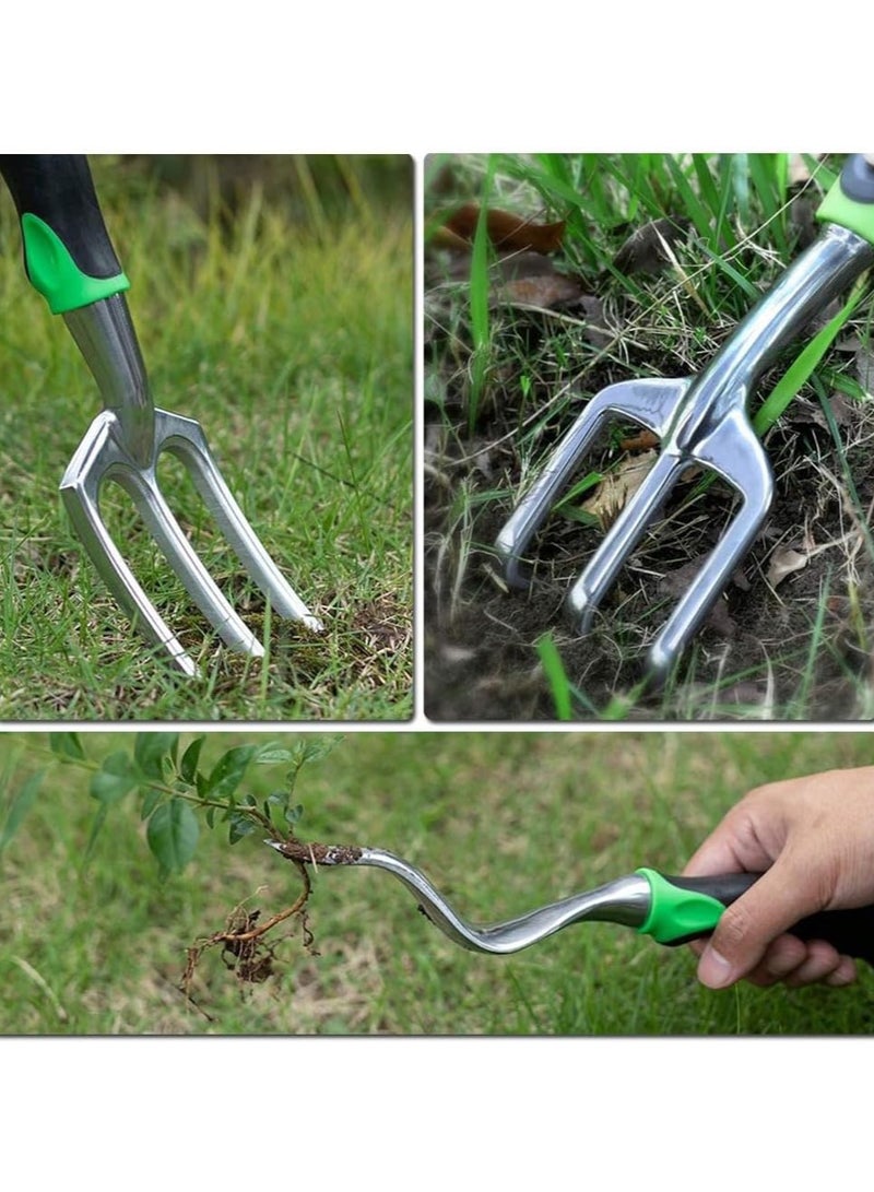 LINGWEI Gardening Tool Set 9 Pieces Aluminium Alloy Garden Tools Kit - Image 4