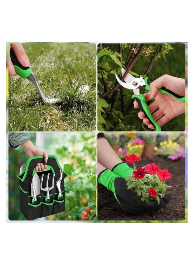 LINGWEI Gardening Tool Set 9 Pieces Aluminium Alloy Garden Tools Kit - Image 5