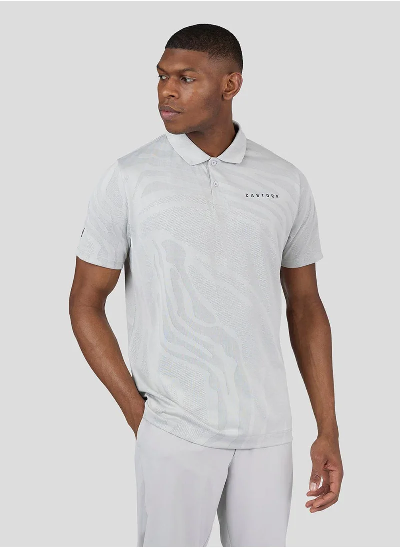 كاستور Golf Engineered Knit Polo - Mist Grey